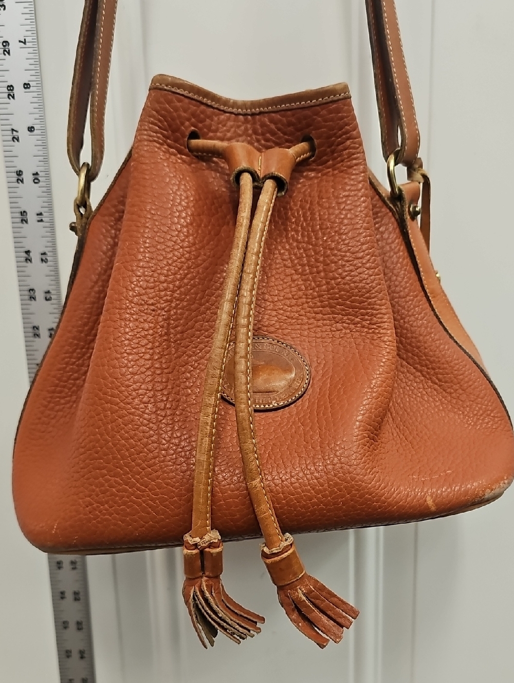 Classic, Vintage, 90s, Leather, Travel, Summer, Bucket, Shoulder, 80s, Spring